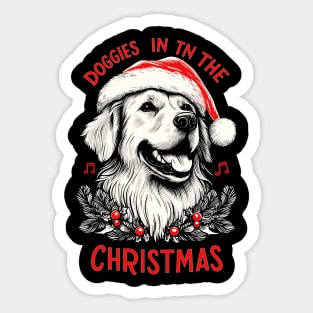 Doggies In The Christmas Sticker